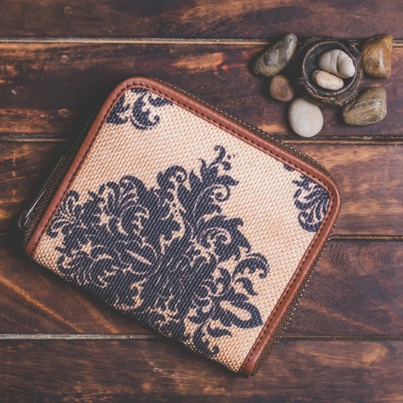 zouk Handbags - Zouk Mughal Motif Women's Mini Wallet